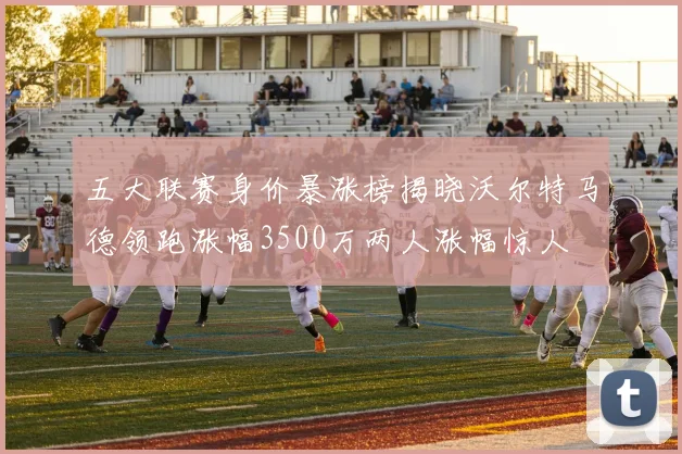 五大联赛身价暴涨榜揭晓沃尔特马德领跑涨幅3500万两人涨幅惊人